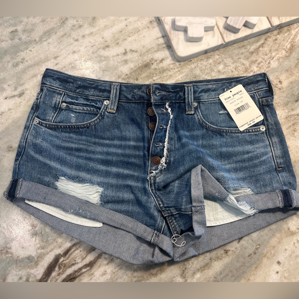 Free People Denim Shorts NWT 29